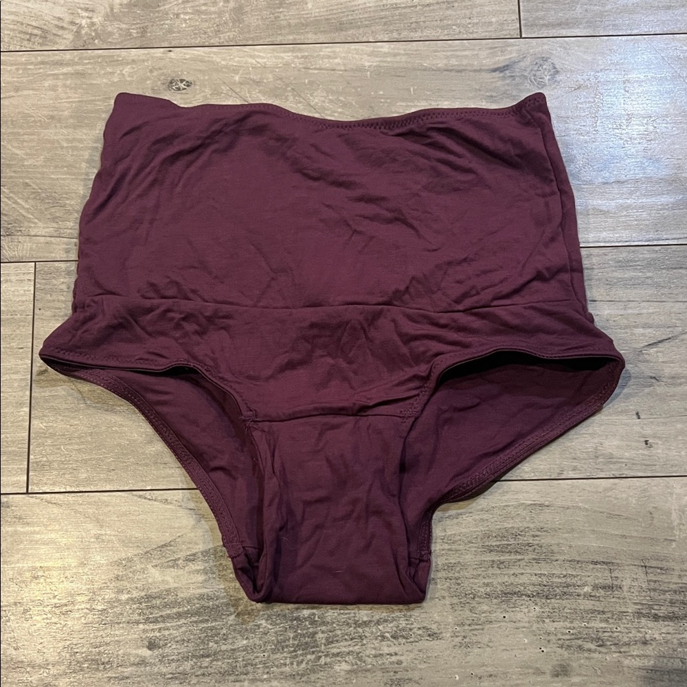 High-Waisted Purple Bikini Bottom